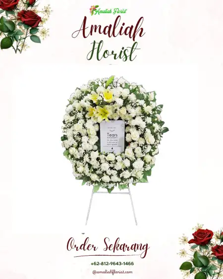 Krans Bunga Duka Girian Weru Dua